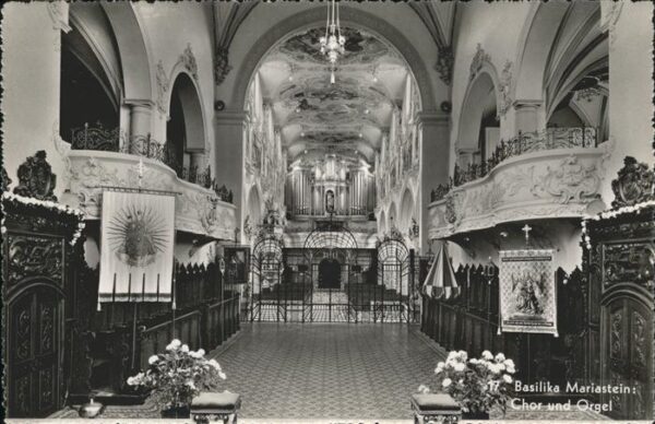 Kirchenorgel Basilika Mariastein Chor