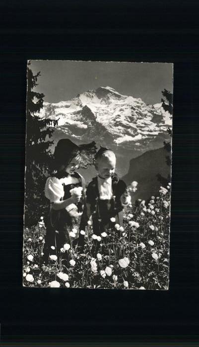 Trachten Kinder Berner Oberland Jungfrau
