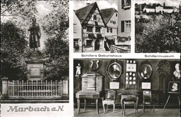 Schiller Friedrich Geburtshaus Denkmal Museum Marbach