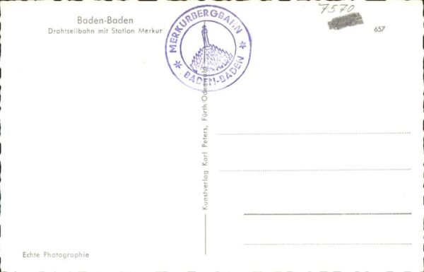 Bergbahn Merkur Baden-Baden – Bild 2