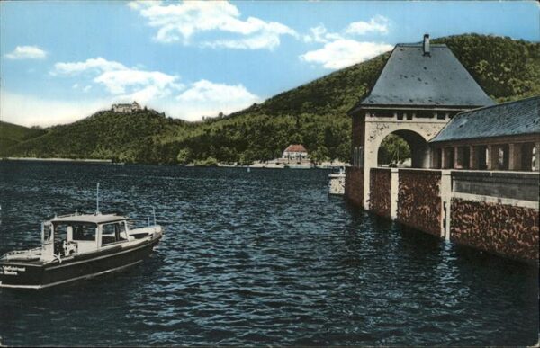 Boote Edersee Waldeck Sperrmauer