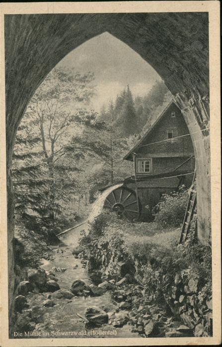 Wassermuehle Höllental Schwarzwald