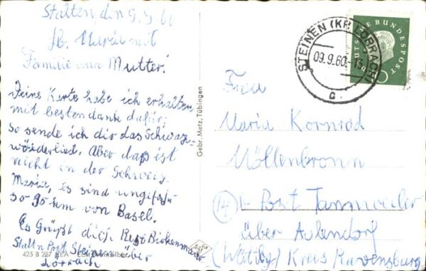 Liederkarte O Schwarzwald O Heimat Schwarzwaldhaus – Bild 2