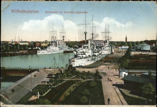 Dampfer Oceanliner Wilhelmshaven Reichskrieghafen