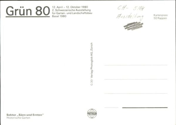 Gartenbauaustellung Basel Sektor Säen und Ernten – Bild 2