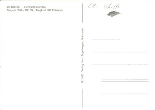 Dampfer Seitenrad DS Schiller Vierwaldstättersee – Bild 2