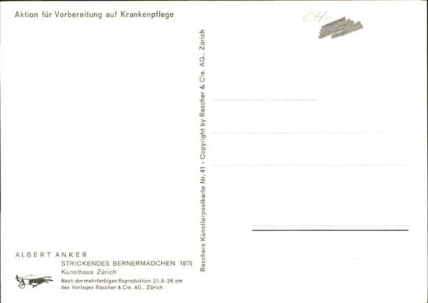 Anker Albert Nr. 41 stricken Mädchen Bern – Bild 2
