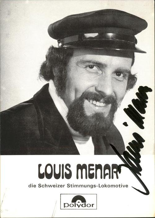 Musikanten Louis Menar Autogramm