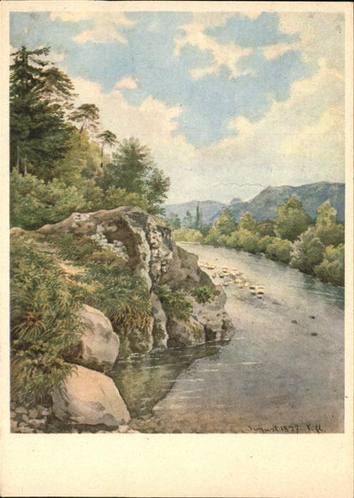 Keller Gottfried Sihl Landschaft
