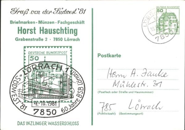 Philatelie Hauschting Lörrach Inzlingen