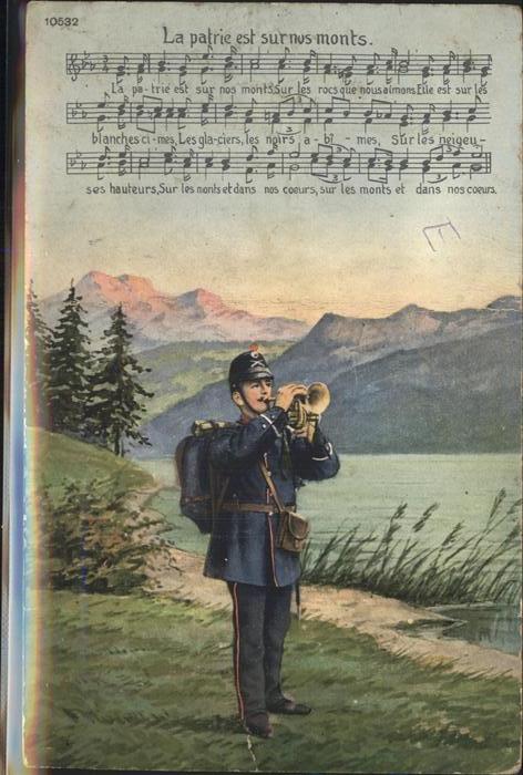 Trompeter Liederkarte Schweiz