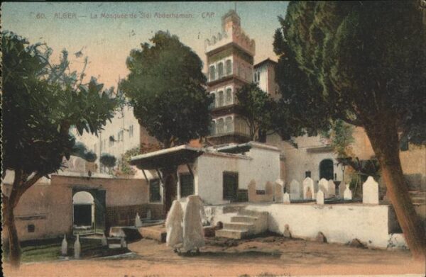 Alger Algerien La Mosquee de Sidi Abderhaman