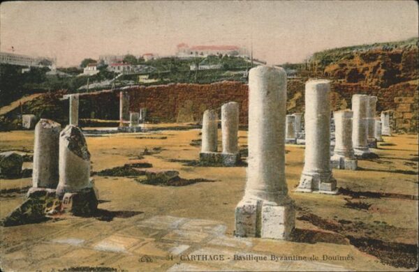 Carthage Karthago Basilique Byzantine de Douimes ruines