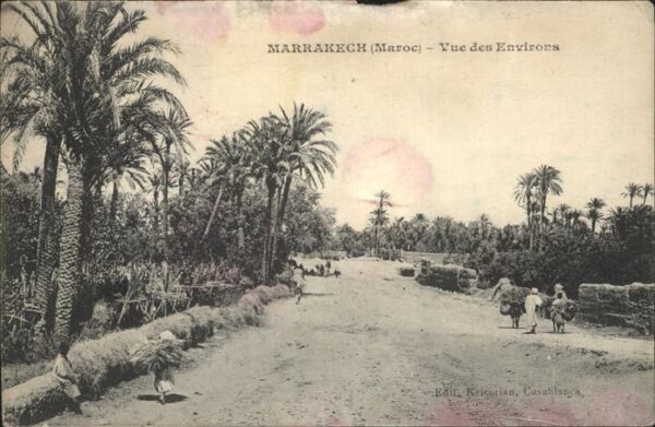 Marrakech Marrakesch Vue des environs