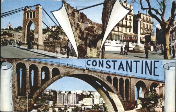 Constantine Algerien Vue d_ensemble pont Brücke