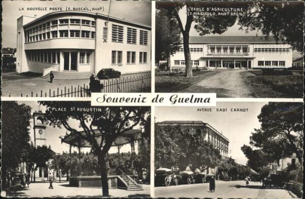 Guelma Poste Ecole d_Agriculture Place St. Aug