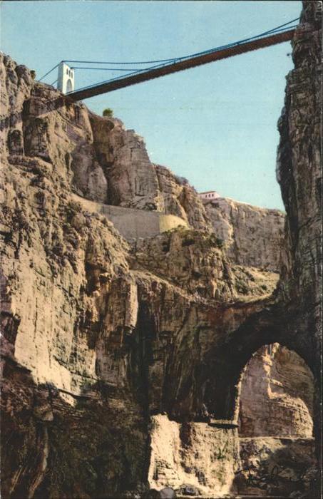 Constantine Algerien Gorges du Rhummel Schlucht