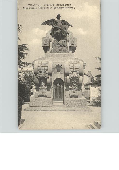 Milano Cimitero Monumentale Monument Pierd_Hou
