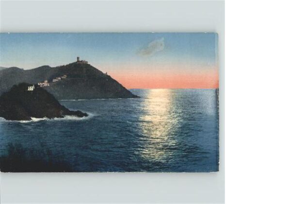 San Sebastian  Pais Vasco ES Puesta de Sol Sonnenuntergang