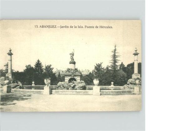 Aranjuez Jardin de la Isla Fuente de Hercules