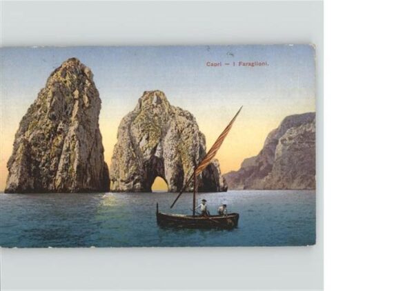 Capri I Faraglioni Boot Klippen Wahrzeichen