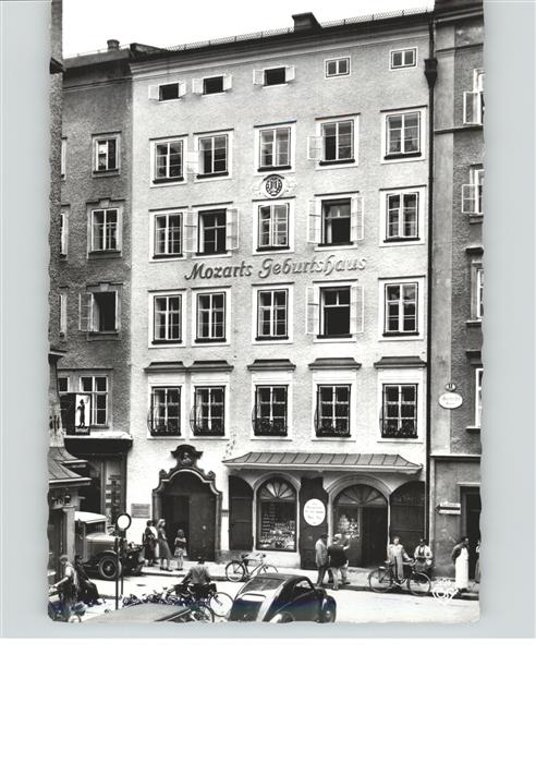 Salzburg Oesterreich Mozarts Geburtshaus