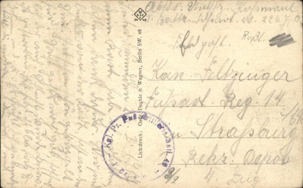 Mitau Ortsblick Feldpost – Bild 2