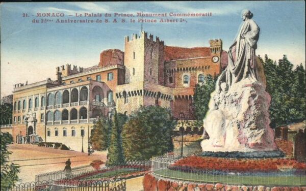 Monaco Le Palais du Prince Monument Commermora