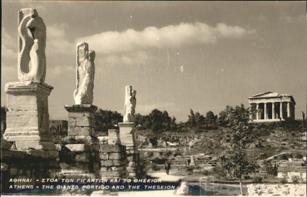 Athens Athen The Giants Portigo and the Theseion