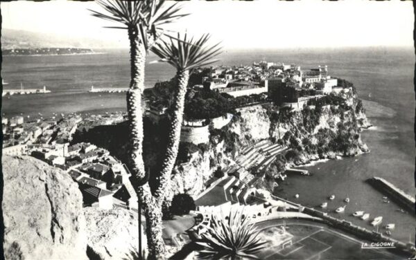 Monaco Le Rocher Cap Martin et Italie