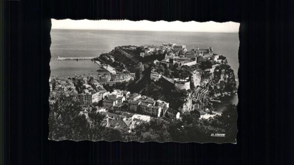 Monaco Vue d_ensemble du Rocher et de la Conda
