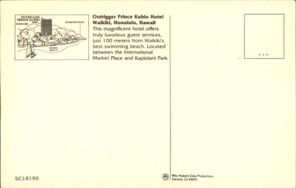 Honolulu Outrigger Prince Kuhio Hotel – Bild 2