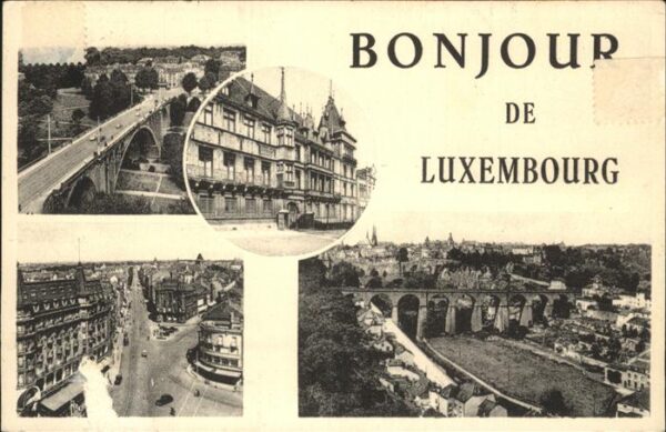 LUXEMBOURG  Luxemburg Teilansichten
