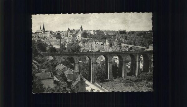 LUXEMBOURG  Luxemburg Panorama Viaduc de Clausen