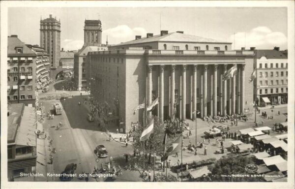 Stockholm Konserthuset och Kungsgatan