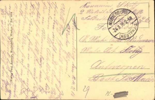 Marienburg Westpreussen Feldpost – Bild 2