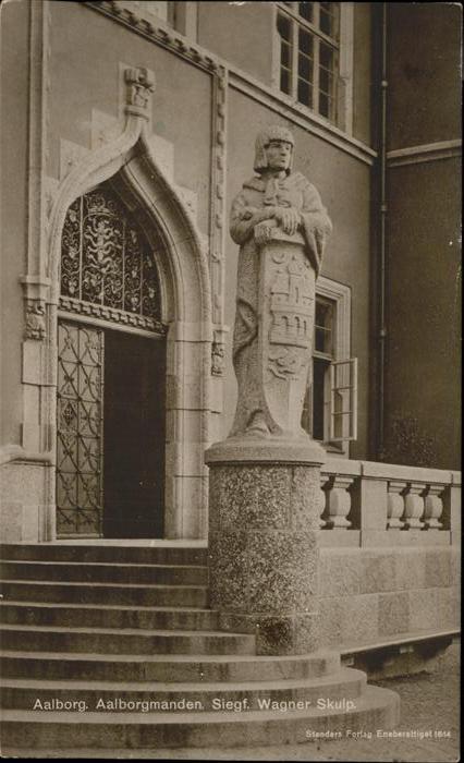 Aalborg Aalborgmanden S Wagner Skulptur