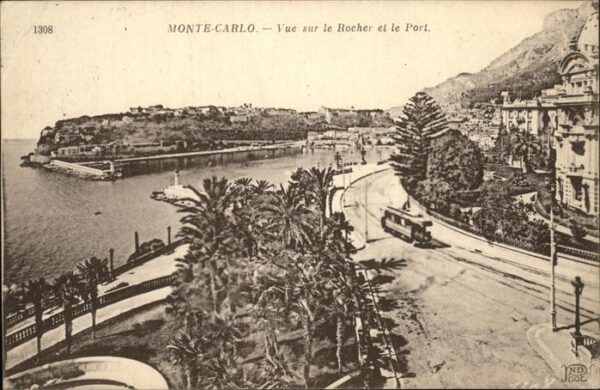 Monte-Carlo Vue sur le Rocher et le Port