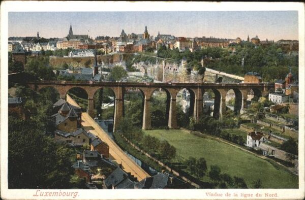 LUXEMBOURG  Luxemburg Viaduc de la ligne
