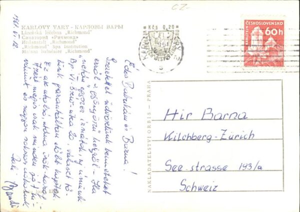 Karlovy Vary Heilanstalt Richmond – Bild 2