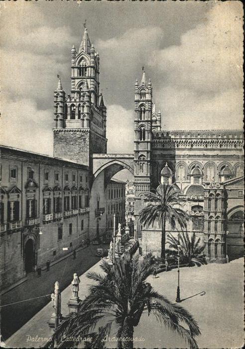 Palermo Sicilia Dom Erzbischöfl Palast