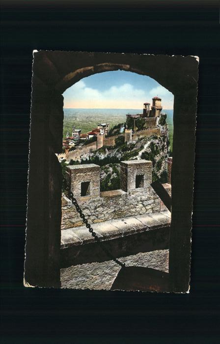 San Marino Panorama Blick vom zweiten Turm