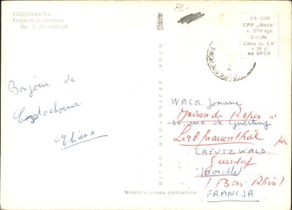 Czestochowa Schlesien Fragment sredmiescia – Bild 2