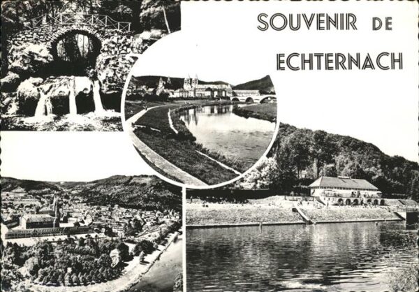 Echternach Panorama Brücke Kirche