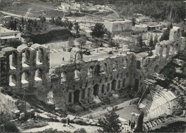 Athens Athen The Odeum of Herodes Atticus