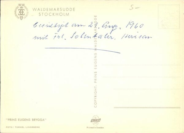 Stockholm Waldemarsudde Schiffe – Bild 2
