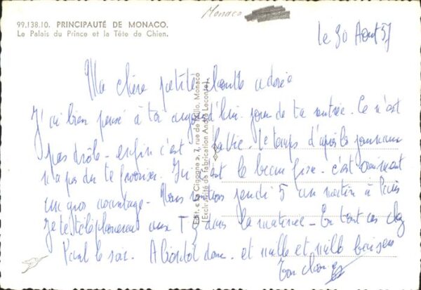 Monaco Palais du Prince et la Tete de Chien – Bild 2