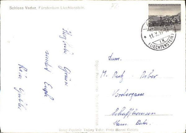 Liechtenstein  Schloss Vaduz – Bild 2