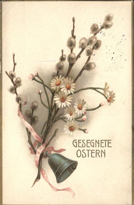 Kirchenglocke Churchbell Cloche Eglise Ostern Margariten Weidenkätzchen