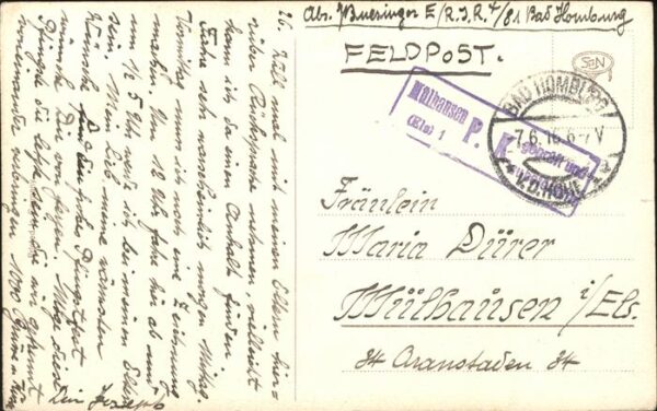 Pfingsten Pentecost Pentecote Kinder Schaukel Feldpost – Bild 2